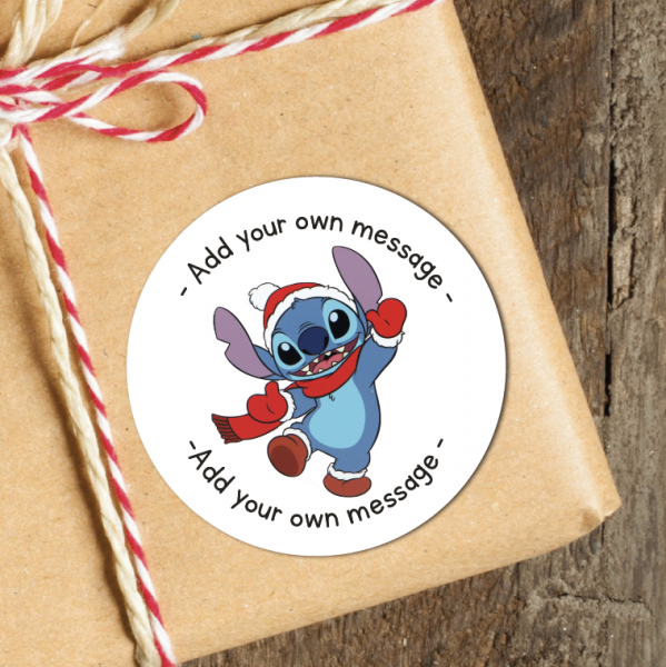 24 Personalised Christmas Stickers SS30